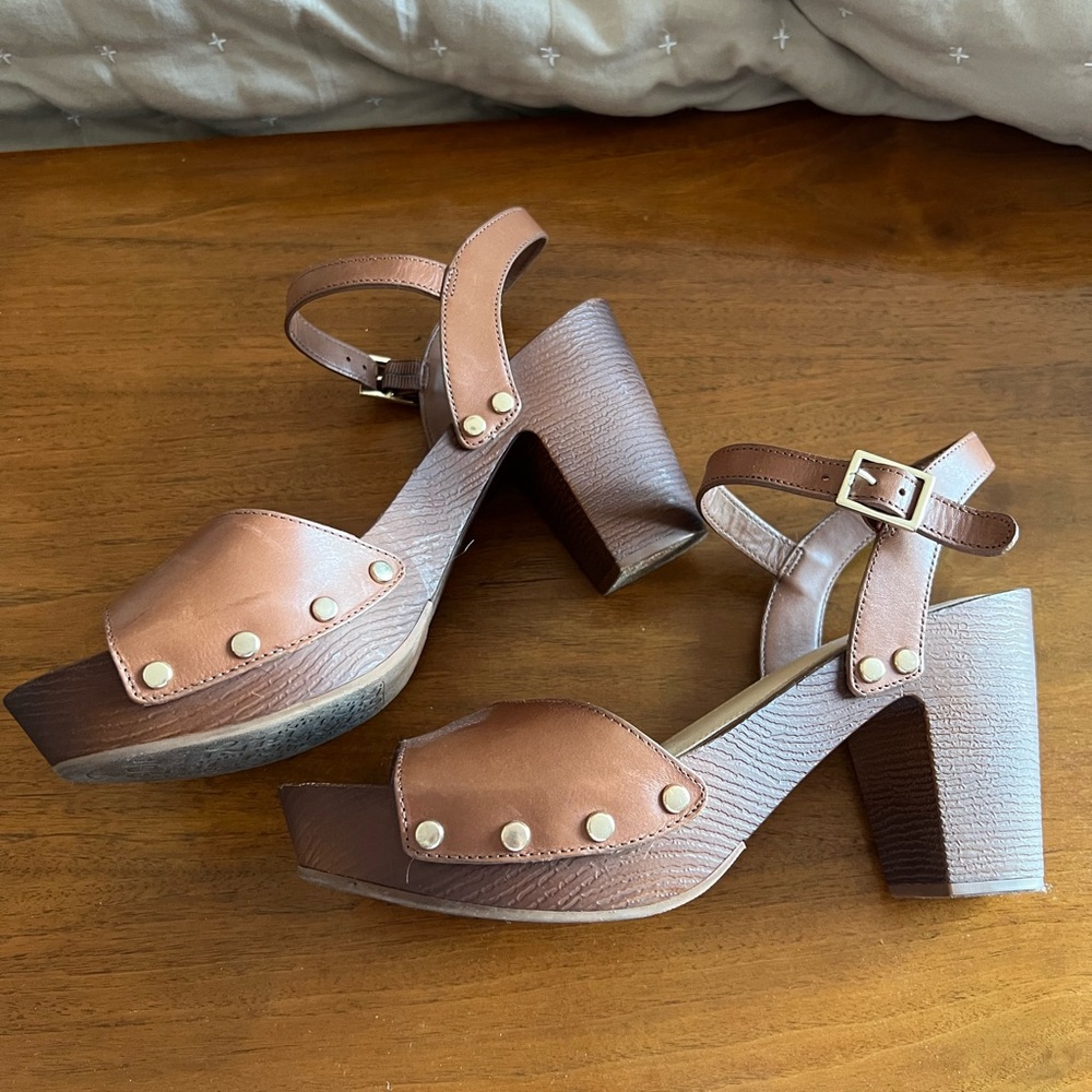 Brown Platform Sandals - image 1